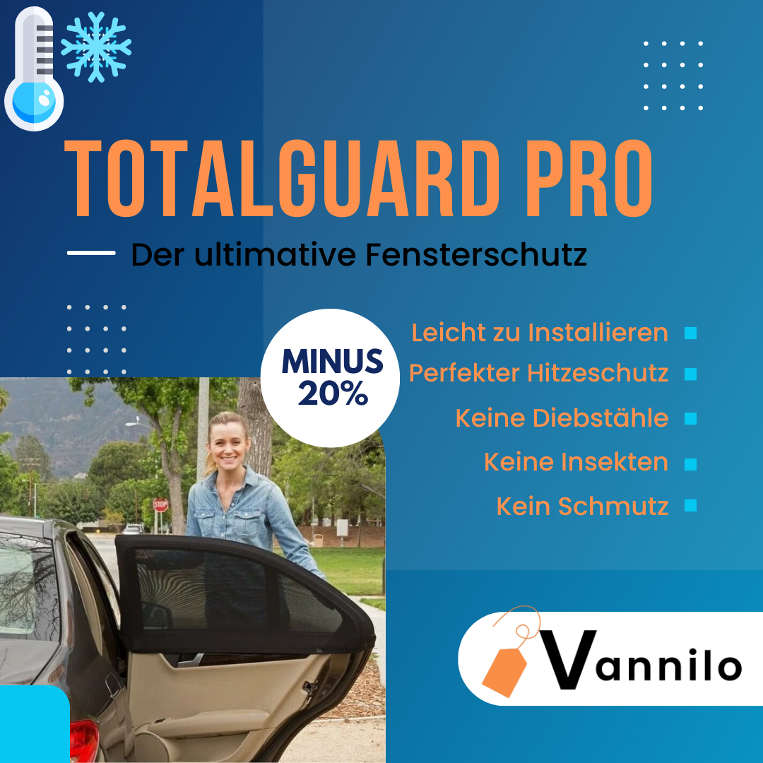 TotalGuard Pro - Der Fensterschutz für Ihr Auto!